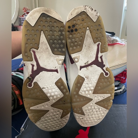 Jordan 6 Retro Maroon (2015) 💯 Authentic - Picture 7 of 12